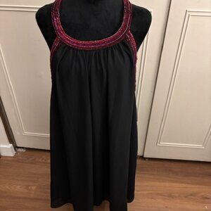 Jewel Badgley Mischka NWOT Sequined Racer Back Sexy Flowy Lined Dress 16